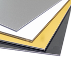 ALD 8802 silver grey unbreakable core Aluminum composite panel for signage and building materials