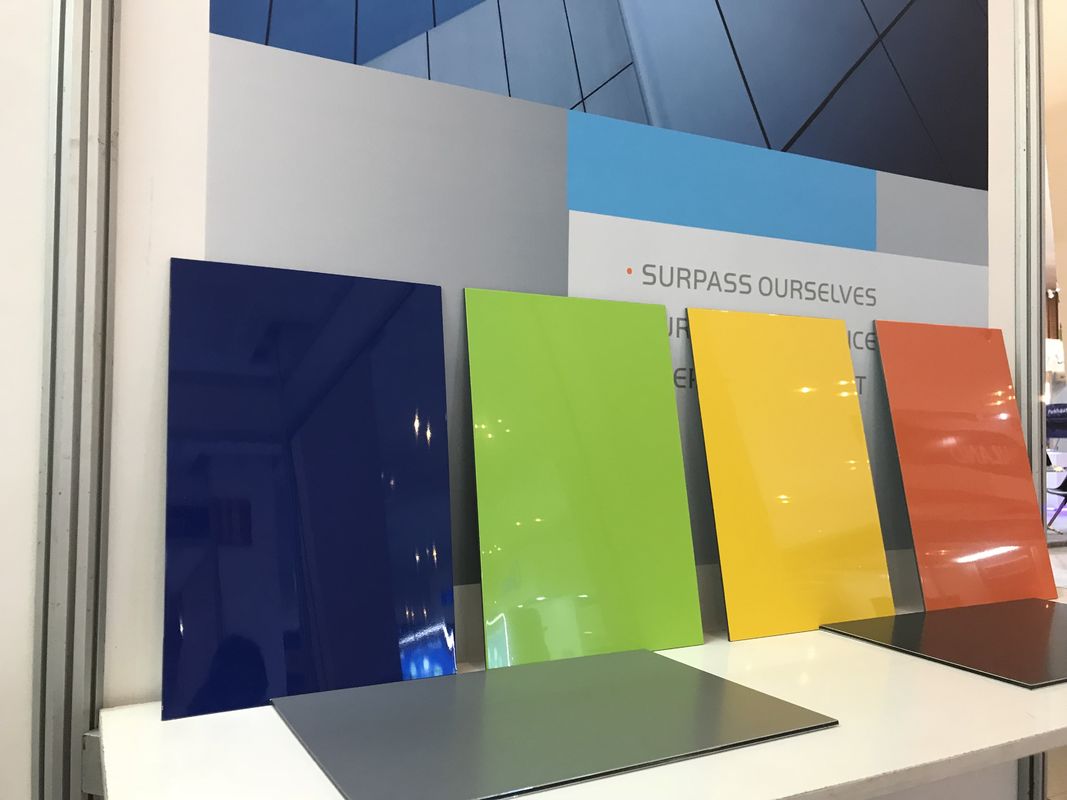 4mm B1 Fireproof Aluminum Composite Panel SGS EN13501-1 B-s1 d0 FR Mineral Core Facade Cladding