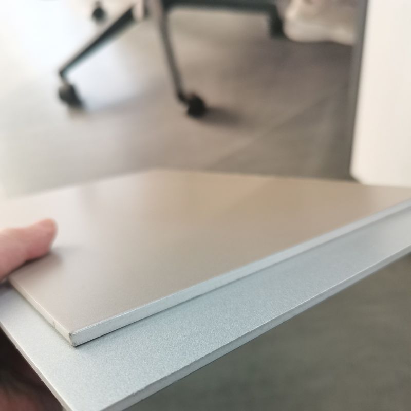 4mm B1 Fireproof Aluminum Composite Panel SGS EN13501-1 B-s1 d0 FR Mineral Core Facade Cladding